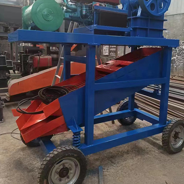 Potenza di motore diesel estraente o del motore della piccola del cellulare macchina portatile del frantoio a mascella