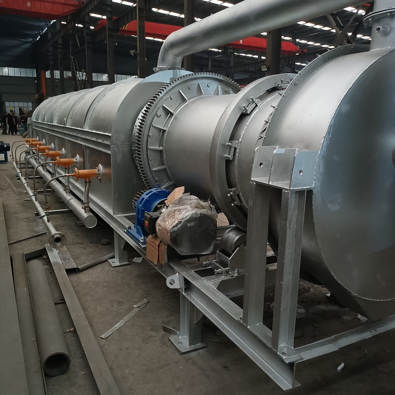 150 - forno orizzontale rotatorio 200kg/H con potere e 2 di AC380V - velocità di rotazione 3rpm