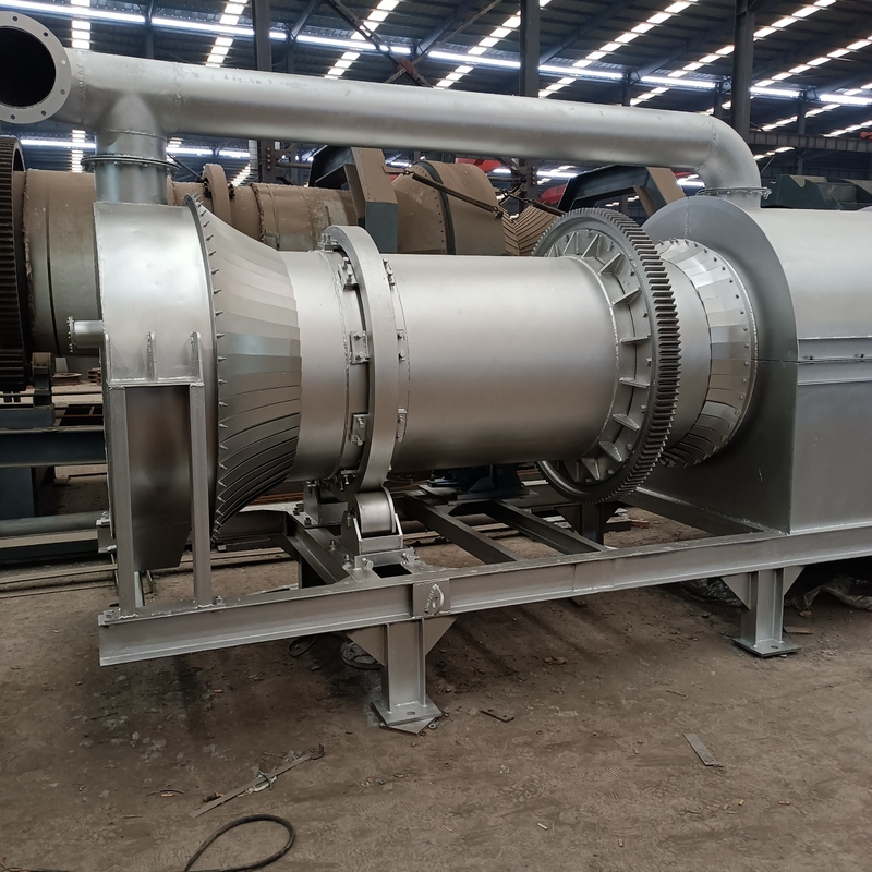 150 - forno orizzontale rotatorio 200kg/H con potere e 2 di AC380V - velocità di rotazione 3rpm