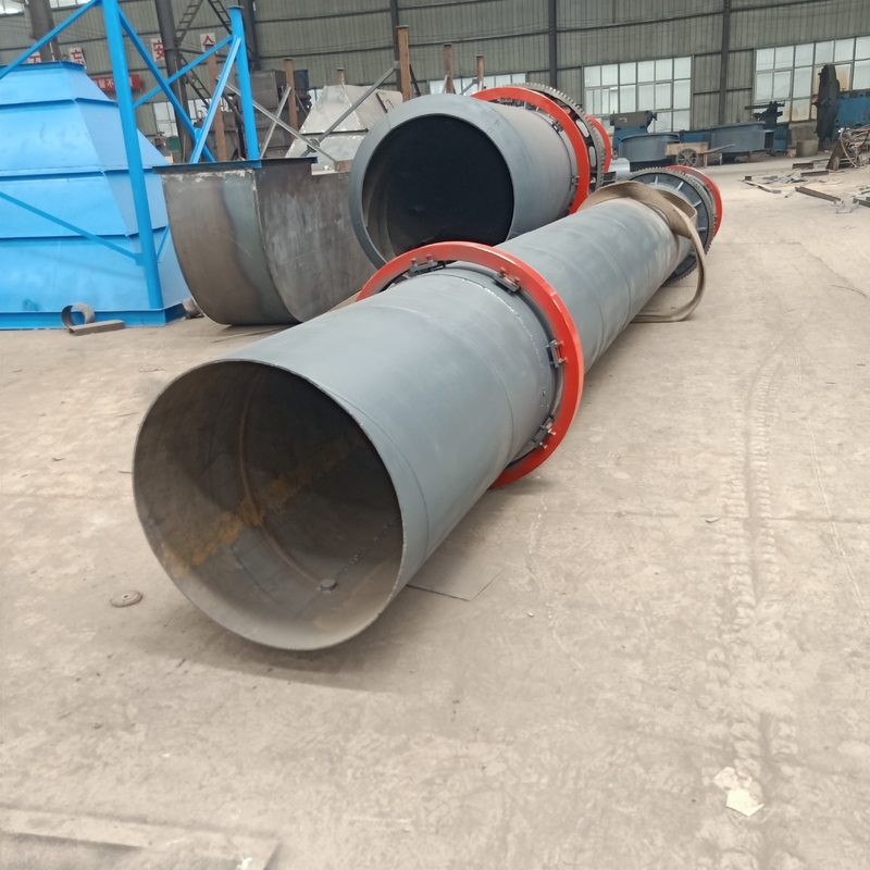 ISO9001 legno Chip Rotary Dryer Production Line per l'impianto di riciclaggio residuo della biomassa
