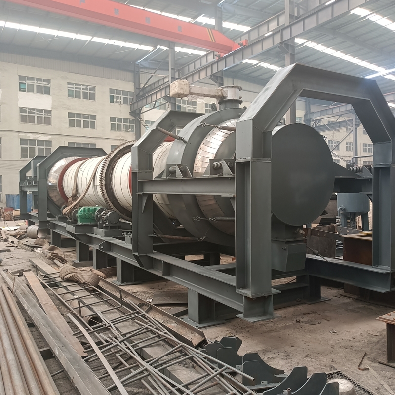 Personalizzare il colore del tubo a vapore asciugatrice rotativa 120t/h Capacità