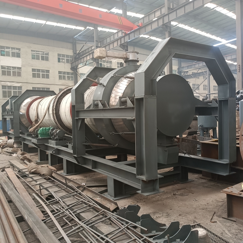 Personalizzare il colore del tubo a vapore asciugatrice rotativa 120t/h Capacità