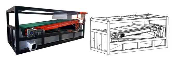 separatore magnetico ad alto gradiente per minerali magneticamente deboli e minerali non magnetici