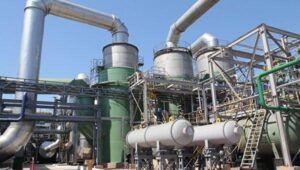 Titanium slag for making titanium dioxide production using the sulfate method 