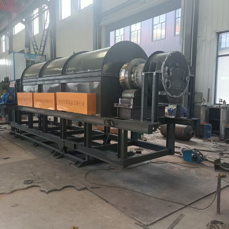 Forno rotante a riscaldamento elettrico indiretto per trattamento termico ad alta temperatura (1050°C) con capacità personalizzabile