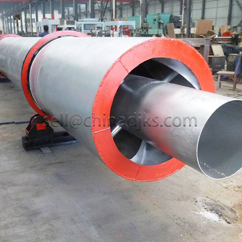 Tipo bagnato doppio Shell Rotary Drum Dryer 25TPH per la sabbia della silice